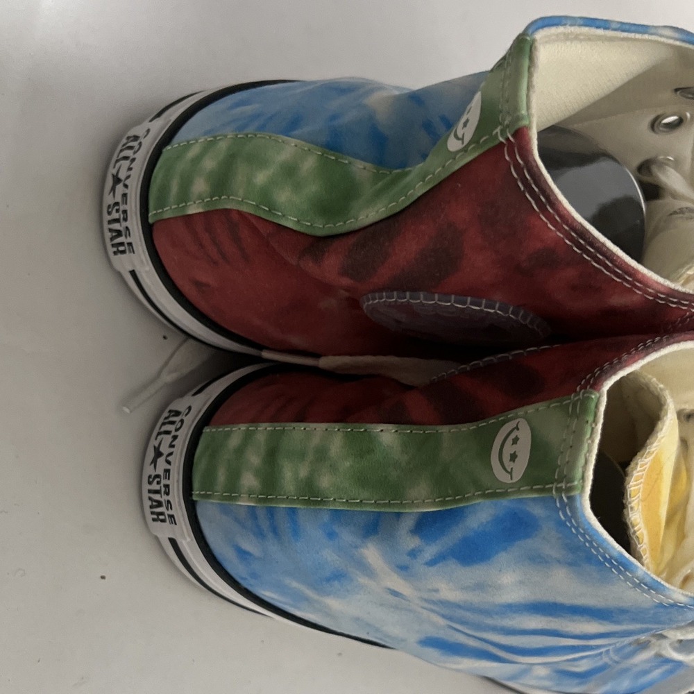 Converse Chuck Taylor All Star High Top Tie-Dye Canvas Mens Size 9 Wmns Size 11 - Picture 2 of 7